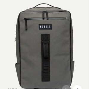 NOBULL waxed canvas Backpack Grey
